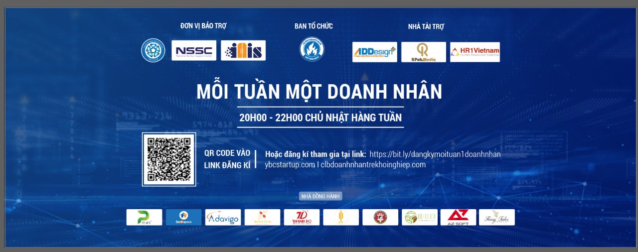 ĐĂNG KÝ THAM GIA  "MỖI TUẦN MỘT DOANH NHÂN" - CHƯƠNG TRÌNH SIÊU ĐẶC BIỆT KẾT NỐI SINH VIÊN VÀ CEO